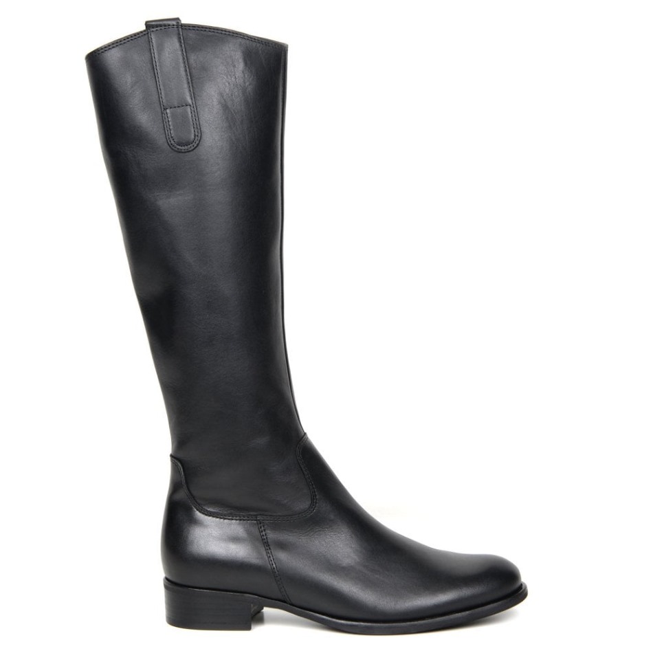 Gabor Noir | Bottes Hauteur Genou Brook X S Exclusives Pour Femmes